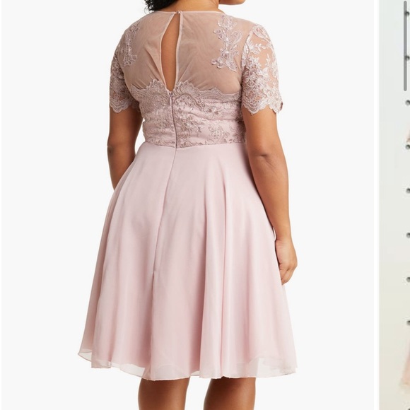 Chi Chi London Embroidered Fit and Flare Cocktail Dresss - Picture 2 of 11